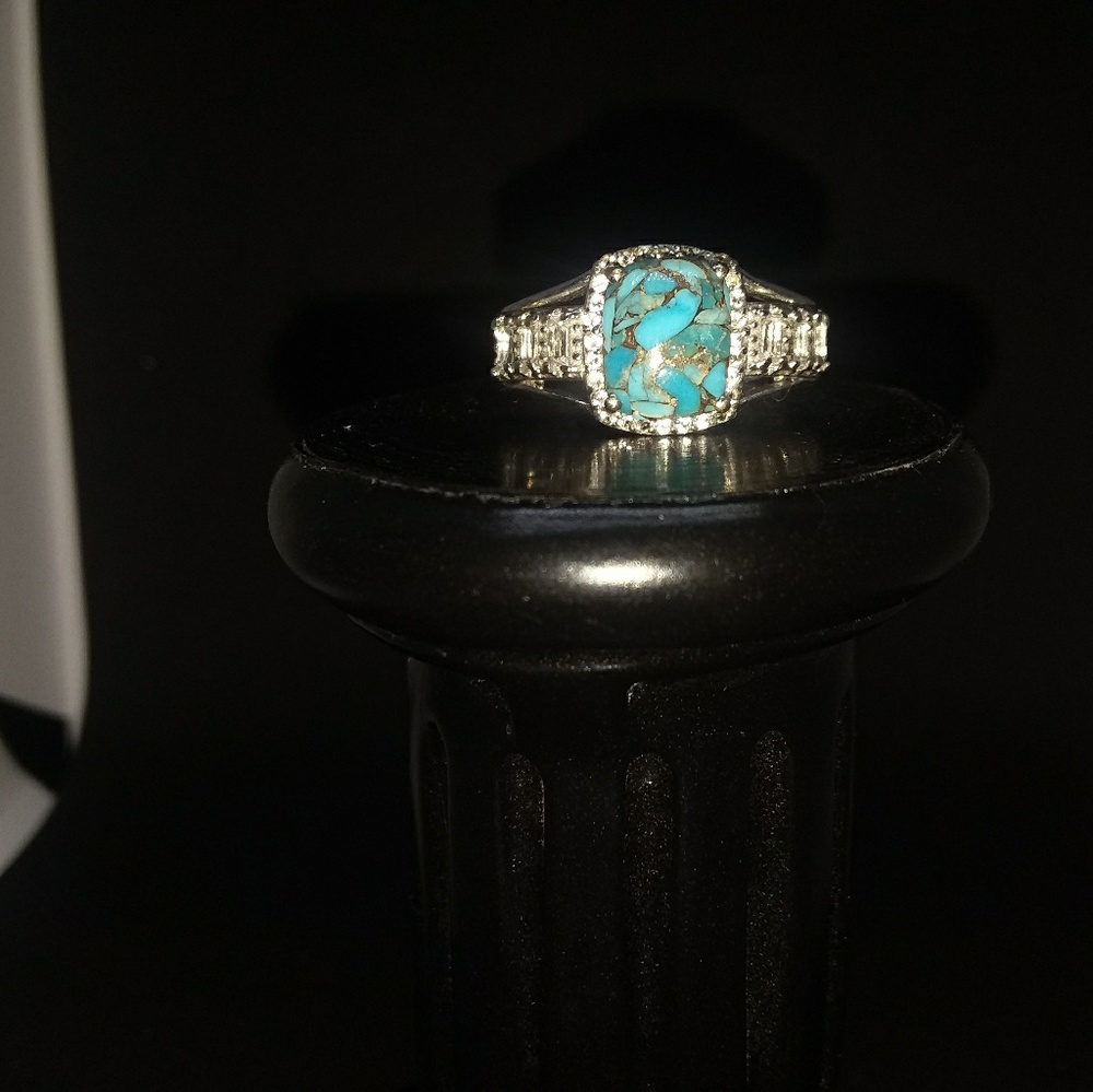 Black Friday deal-Mojave Turquoise Ring size 10